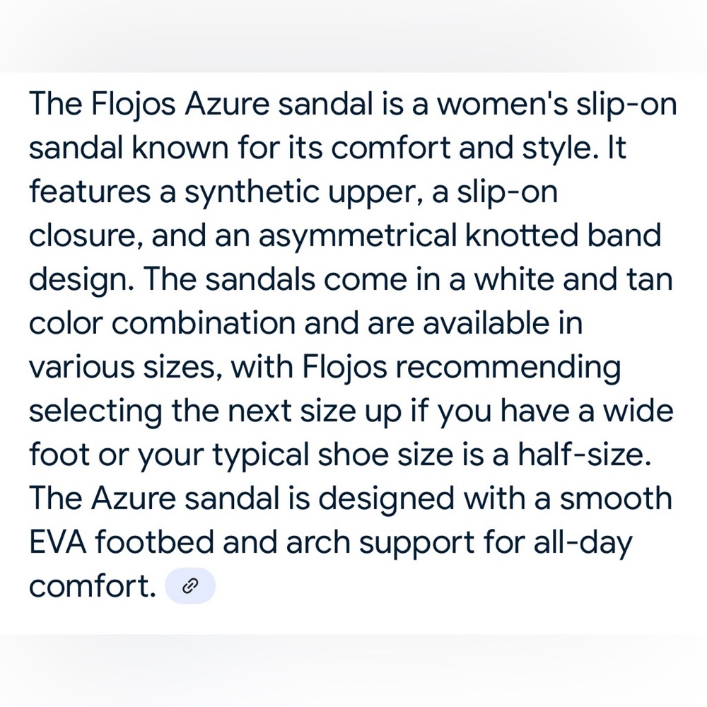 Flojos Azure - Women's woven with arch support NWOT Size 6 - Picture 8 of 8